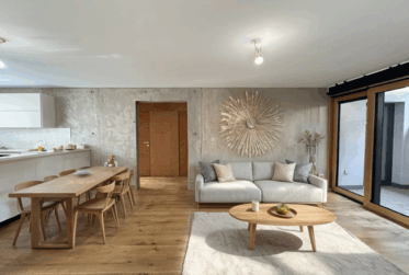 A vendre, appartement de plain pieds au cœur du village de Bassins - Frais de notaire offerts